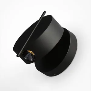 Comparateur de prix : Applique murale inclinable en aluminium noir 10cm Nuance - Maytoni