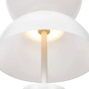 Comparateur de prix : Maytoni Lampe de table LED Kyoto, blanc, hauteur 46 cm, marbre