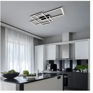 Comparateur de prix : Maytoni Line Plafonnier à 1 source lumineuse, LED, MOD016CL-L80BK,