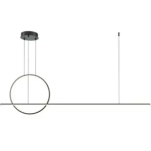 Comparateur de prix : Maytoni Lampe suspendue Halo noir MOD247PL-L49BK