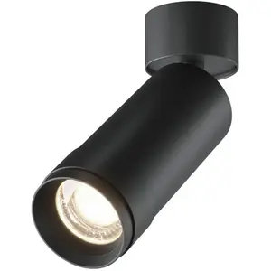 Maytoni Spot pour plafond LED Focus Zoom, noir, 4 000 K, orientable pas cher