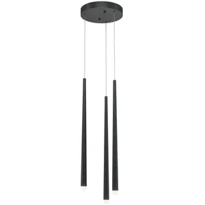 Comparateur de prix : Maytoni Cascade Plafonnier Suspendu Moderne Noir 1400 Lm 3 Led
