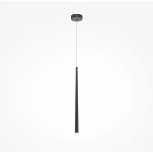 Maytoni Cascade Plafonnier Moderne Et Fin, Noir, 400 Lm, 1 Led pas cher