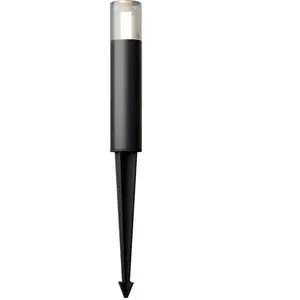 Maytoni Lampe sur piquet GLIDE, graphite, hauteur 37 cm, IP54, G9 pas cher