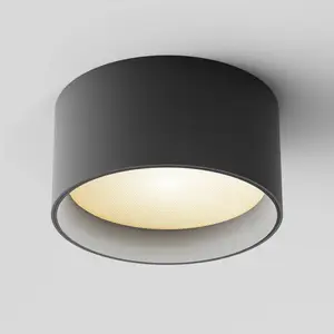 Comparateur de prix : Maytoni Downlight LED Vega, noir, Ø 14 cm, 15 W, aluminium