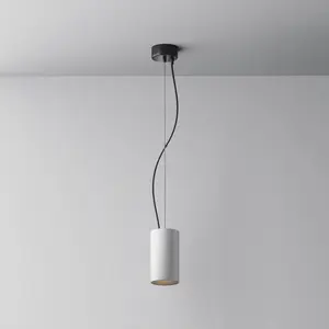 Maytoni, suspension LED Efir, blanc, Ø 7,5 cm, 15 W, 38° pas cher