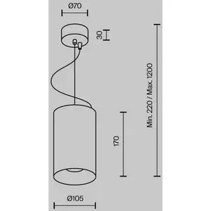 Comparateur de prix : Suspension LED Efir de Maytoni, blanc, Ø 10,5 cm, 33 W, 38°