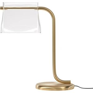 Comparateur de prix : Lampe à poser en métal laiton et verre 48,5cm Cabaret - Maytoni