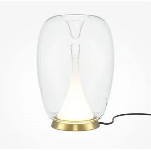 Comparateur de prix : Maytoni lampe de table LED Splash, transparent, hauteur 27,2 cm, verre