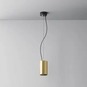 Suspension LED Efir de Maytoni, doré mat, Ø 7,5 cm, 15 W, 38° pas cher