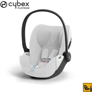 CYBEX Siège auto Cloud T i-Size Plus Platinum White - light grey pas cher
