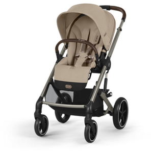 Comparateur de prix : Cybex Poussette Balios S Lux 3 Almond Beige Châssis Taupe - Cybex Gold