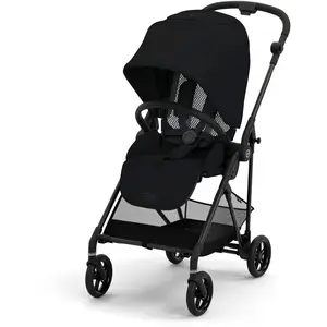 CYBEX - Poussette Melio Carbon 4 - Magic BlackVendu parcdiscount