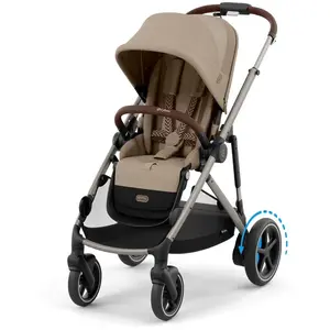 Comparateur de prix : cybex GOLD Poussette électrique e-Gazelle S Taupe Almond Beige