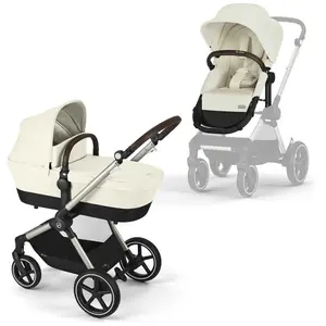 Comparateur de prix : cybex GOLD Poussette duo combinée 2en1 EOS Lux Seashell Beige
