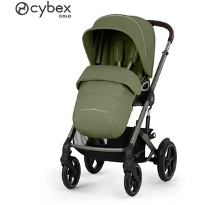 Poussette Cybex Talos S Lux, modèle TPE, couleur vert mousse pas cher