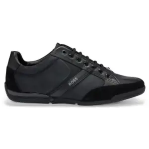 BOSS Hommes Saturn_Lowp_MX A_N Sneaker Noir 40 EU pas cher