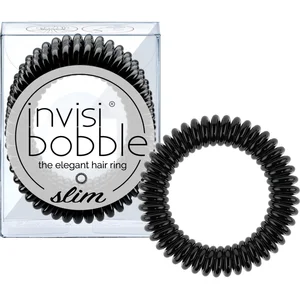 invisibobble Slim Premium élastiques à cheveux True Black 3 pcs pas cher