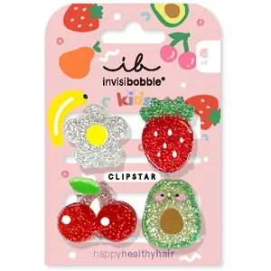 Invisibobble Clipstar Frutti Fun - Pince à cheveux 4 pièces pas cher