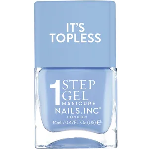 Nails inc - Topless Vernis à ongles 14 ml Argent unisex pas cher
