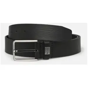 BOSS Hommes Elio Sz35 Ceinture en cuir italien avec passant logoté