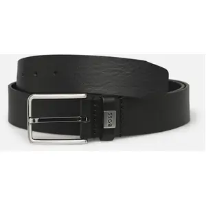 BOSS Hommes Elio Sz35 Ceinture en cuir italien avec passant logoté