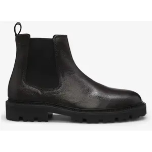 Bottes BOSS Julyo Cheb marron foncé noir - 46 pas cher