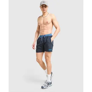 BOSS Starfish Swim Shorts - Bleu, Bleu XXL pas cher