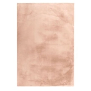 Non communiqué Tapis Uni Doux à Poils Longs Rabbit Beige 120 x 170 cm
