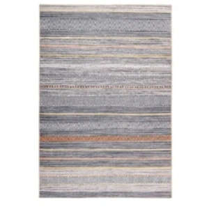 Non communiqué Tapis Tissé Rayé Vintage à Motifs Faye Multicolore 190 x 290 cm pas cher