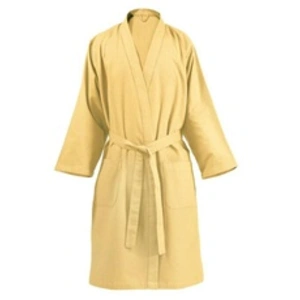 Paris Prix Peignoir de Bain en Coton Carla Jaune XL pas cher