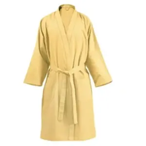Paris Prix Peignoir de Bain en Coton Carla Jaune L pas cher