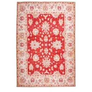 Non communiqué Tapis Tissé Imprimé Oriental Fayo Rouge 190 x 290 cm pas cher