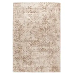 Comparateur de prix : Non communiqué Tapis Tissé à Poils Courts Puerto Beige & Crème 200 x 290 cm