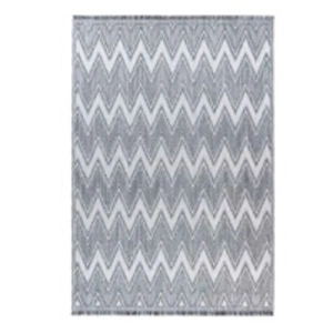 Comparateur de prix : Non communiqué Tapis Tissé Ethnique à Poils Courts Sarai Gris 80 x 150 cm