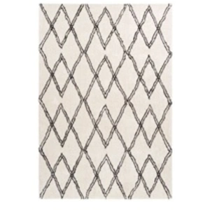 Paris Prix Tapis Tissé Géométrique Orlando Ivoire 80 x 150 cm