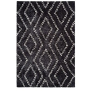 Paris Prix Tapis Imprimé Losange Orlando Anthracite 160 x 230 cm