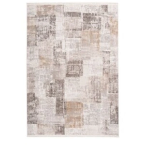 Comparateur de prix : Paris Prix Tapis Vintage à Franges Akropolis IV Gris & Argent 80 x 150 cm