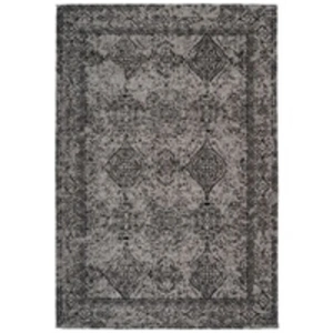 Comparateur de prix : Paris Prix Tapis Vintage à Poils Courts Iglesia Gris & Noir 200 x 290 cm