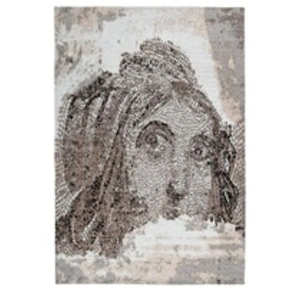 Comparateur de prix : Paris Prix Tapis Vintage à Poils Courts Iglesia Taupe 120 x 170 cm