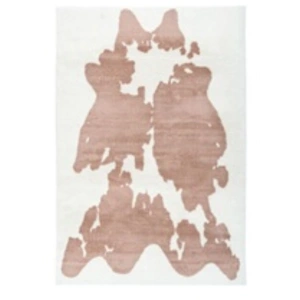 Comparateur de prix : Paris Prix Tapis Imitation Fourrure Rabbit Taupe & Blanc 160 x 230 cm