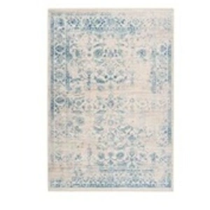 Comparateur de prix : Paris Prix Tapis vintage à poils courts "baroque vi" bleu 80 x 150 cm
