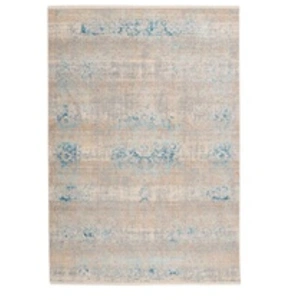 Paris Prix Tapis Vintage à Franges Baroque III Gris & Turquoise 160 x 230 cm