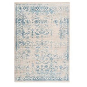 Comparateur de prix : Paris Prix Tapis Vintage à Poils Courts Baroque VI Bleu 200 x 290 cm