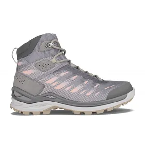 Lowa Ferrox GTX Mid - Chaussures trekking femme Grey / Rose 36.5 pas cher