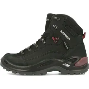 Lowa Renegade GTX® Mid Ws - Chaussures randonnée femme Black / Prune 38 pas cher