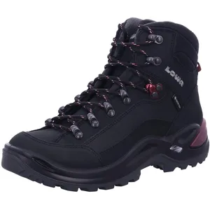 Lowa Renegade GTX® Mid Ws - Chaussures randonnée femme Black / Prune 3... pas cher