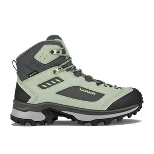 Comparateur de prix : Lowa Corvara GTX Mid Ws - Chaussures trekking femme Patinagreen / Grey...