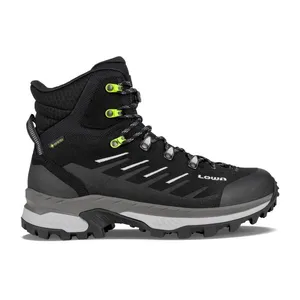 Lowa Randir GTX Mid - Chaussures trekking homme Black / Grey 44.5 pas cher