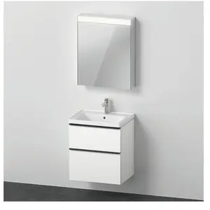 Comparateur de prix : Duravit D-Neo Vasque avec meuble bas et armoire de toilette, DE0145R18...